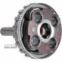 Output shaft / planet No. 4 (4 satellites, 47 teeth (outer Ø 75.45 mm) GM 10L1000 / FORD 10R1000 [total height 306 mm, 33 splines (outer Ø 42.40 mm), spline length 128 mm]