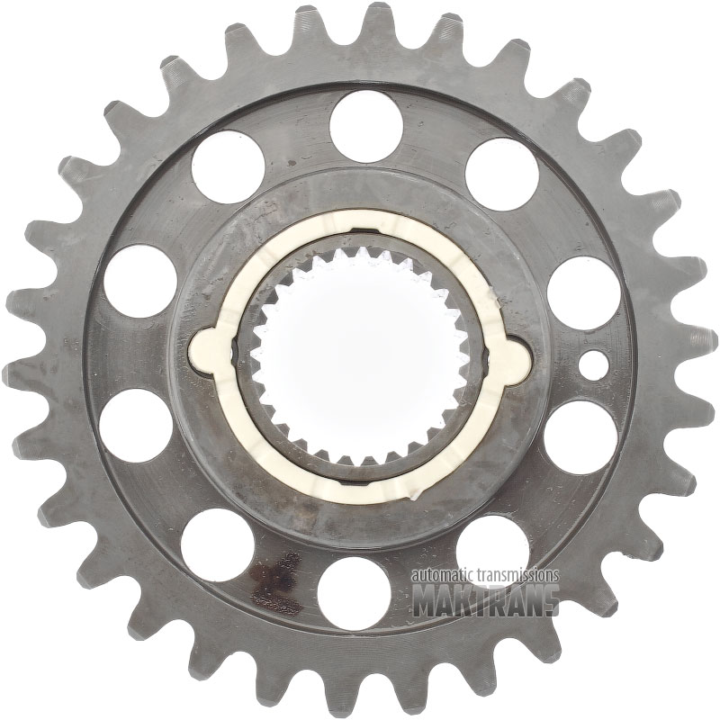 Transfer case chain driven gear (Power Take-Off) GM 10L1000 / FORD 10R1000 [30 teeth (outer Ø 98.75 mm), 28 splines on the internal side]