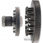 Primary gearset (19 / 88) differential FORD 4F27E / differential gear 88 teeth (outer Ø 214.60 mm), intermediate shaft 19 teeth (outer Ø 52.40 mm) / 82 teeth (outer Ø 147.50 mm)