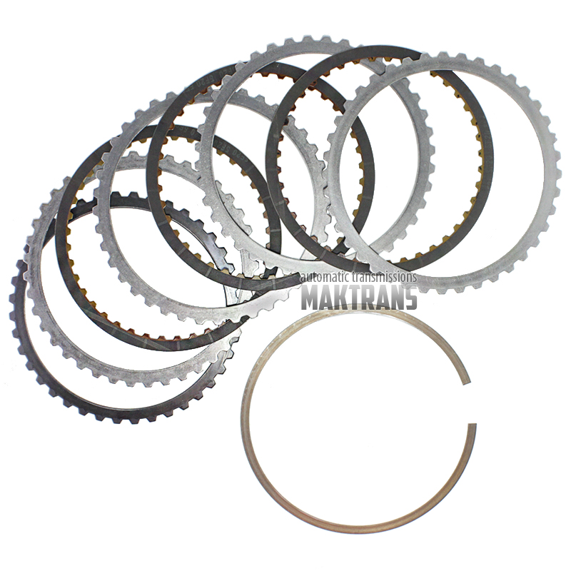 Friction and steel plate kit Direct (C2) Clutch TOYOTA U150 U250 [3 friction discs, total thickness of the kit 13.60 mm]