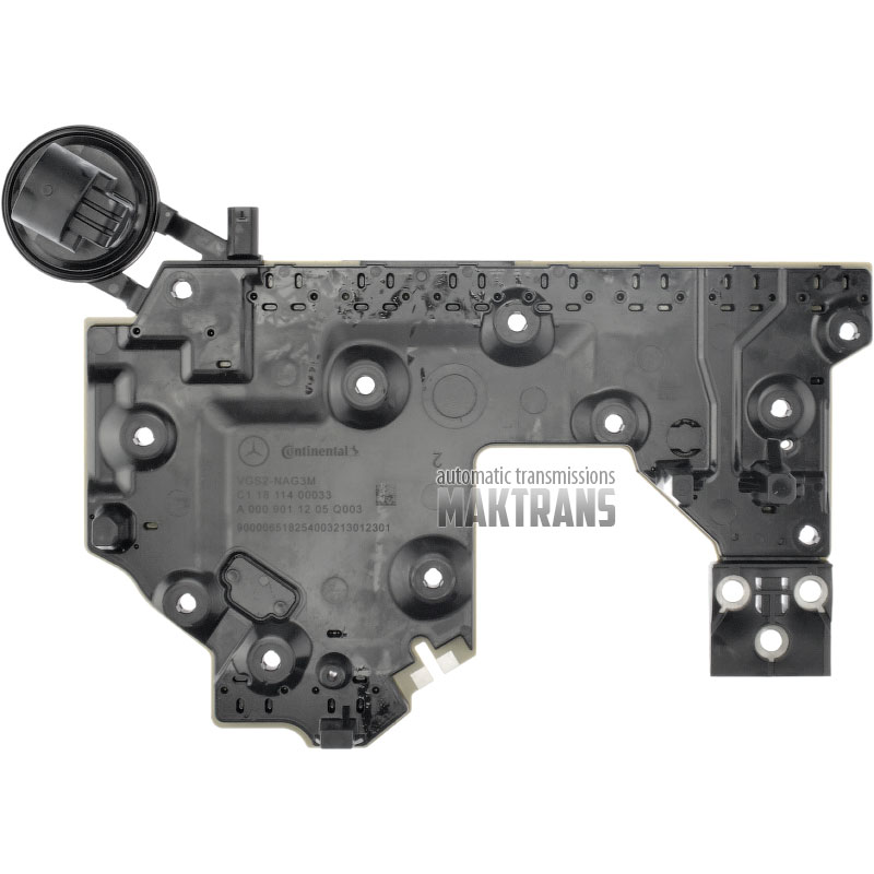 Transmission electronic control unit Mercedes-Benz 9G-Tronic 725.0 VGS2-NAG3M / CONTINENTAL C11811400033 A0009011205