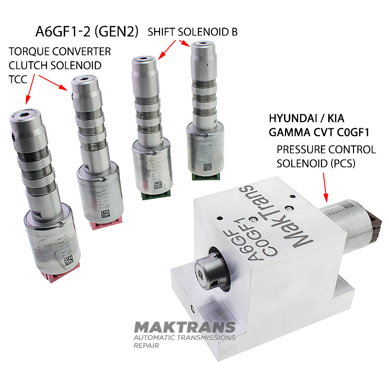 Adapter for testing solenoids A6GF1 / C0GF1
