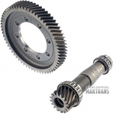 Primary gearset (16 (Ø 59.45) / 63 (Ø 204.95 mm) differential helical gears Hyundai / KIA F4A42 MN196001 3512A002