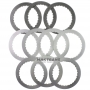 Dual wet clutch steel plate kit VAG DSG 0CK 0CL 0CJ / [10 steel plates in the kit]