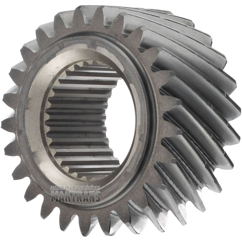 Driven pulley helical gear JATCO CVT JF016E / (25 teeth, outer Ø 61.80 mm)
