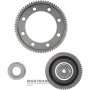 Primary gearset gearwheel kit JATCO CVT JF016E / intermediate shaft 23 teeth (outer Ø 71.60 mm) / 54 teeth (outer Ø 127.95 mm), differential gear. 68 teeth (outer Ø 195 mm), driven pulley gear 25 teeth (outer Ø 61.70 mm)