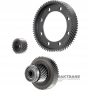 Primary gearset gearwheel kit JATCO CVT JF016E / intermediate shaft 23 teeth (outer Ø 71.60 mm) / 54 teeth (outer Ø 127.95 mm), differential gear. 68 teeth (outer Ø 195 mm), driven pulley gear 25 teeth (outer Ø 61.70 mm)