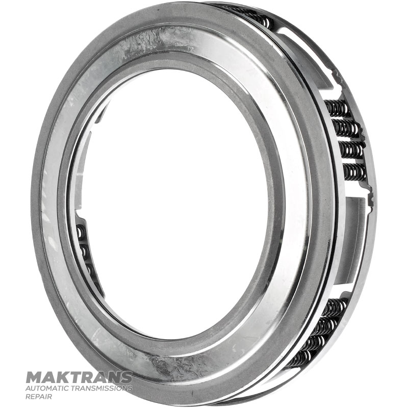 Piston with return spring block Reverse Brake Clutch JATCO JF016E 316453VX1A 2744A006 2744A005 2725A009 2744A004 / (removed from new transmission)