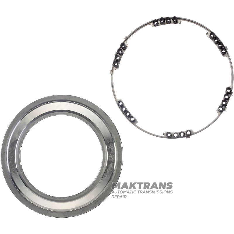 Piston with return spring block Reverse Brake Clutch JATCO JF016E 316453VX1A 2744A006 2744A005 2725A009 2744A004 / (removed from new transmission)