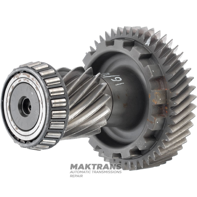 Differential intermediate shaft VAG 09G 09M 09K / (16 teeth (outer Ø 60.80 mm), 48 teeth (outer Ø 129.30 mm), parking gear 14 teeth)