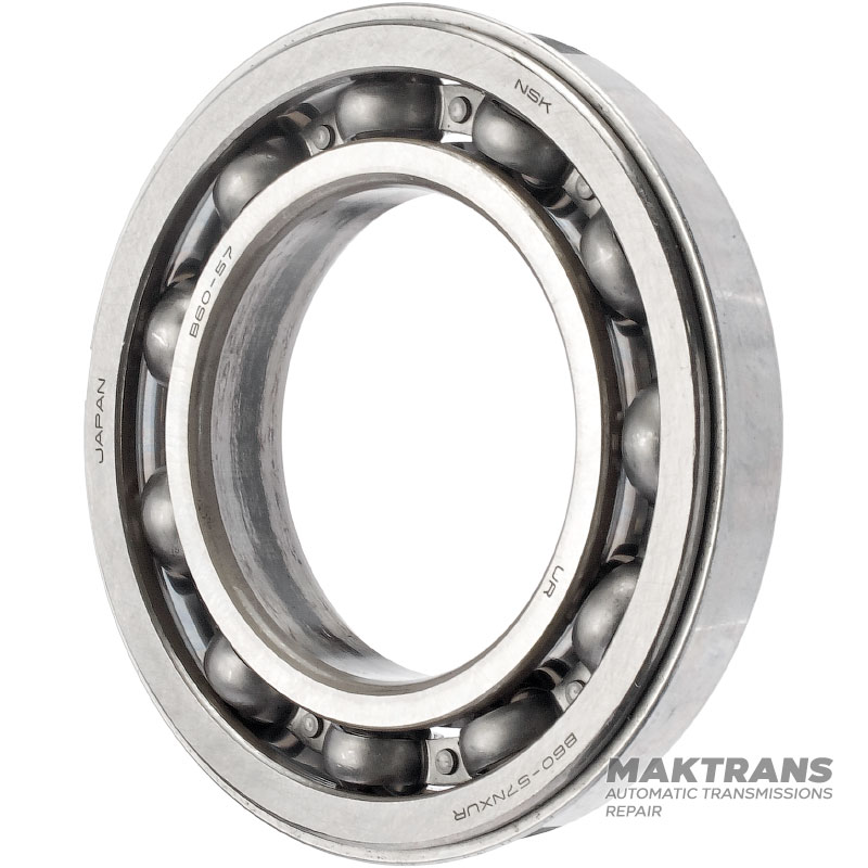 Drive pulley radial  ball [front] bearing JF011E RE0F10A | 314091XF1B B60-57NXUR B6057NXUR [OD Ø 101.05 mm, ID Ø 60 mm, TH 17.15 mm]