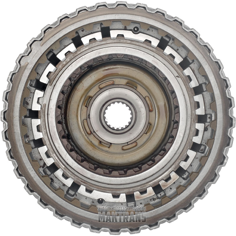 Drum High / Reverse Clutch JATCO JF506 / High Clutch (2 friction plates, total thickness 10.85 mm), Reverse Clutch (5 friction plates, total thickness of the set 22.75 mm)