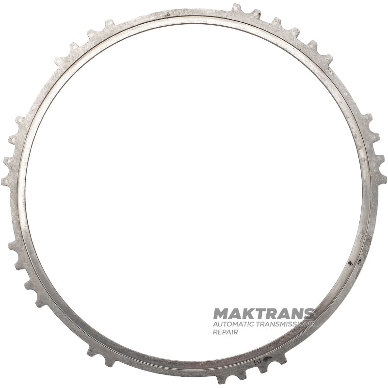 Pressure plate B2 (Low / Reverse) Brake TF80-SC (thickness 5.10 mm, inner Ø 169 mm, 28 teeth)