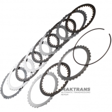 Friction and steel plate kit A Clutch ZF 8HP70 8HP55A 8HP65A (5 friction plates, kit total thickness  20 mm)