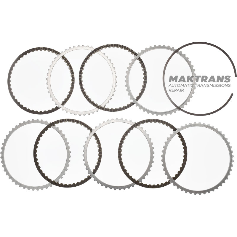 Friction and steel plate kit Underdrive Clutch Hyundai / KIA A8MF1 454654G600 (4 friction plates, total thickness of the kit 18.50 mm)