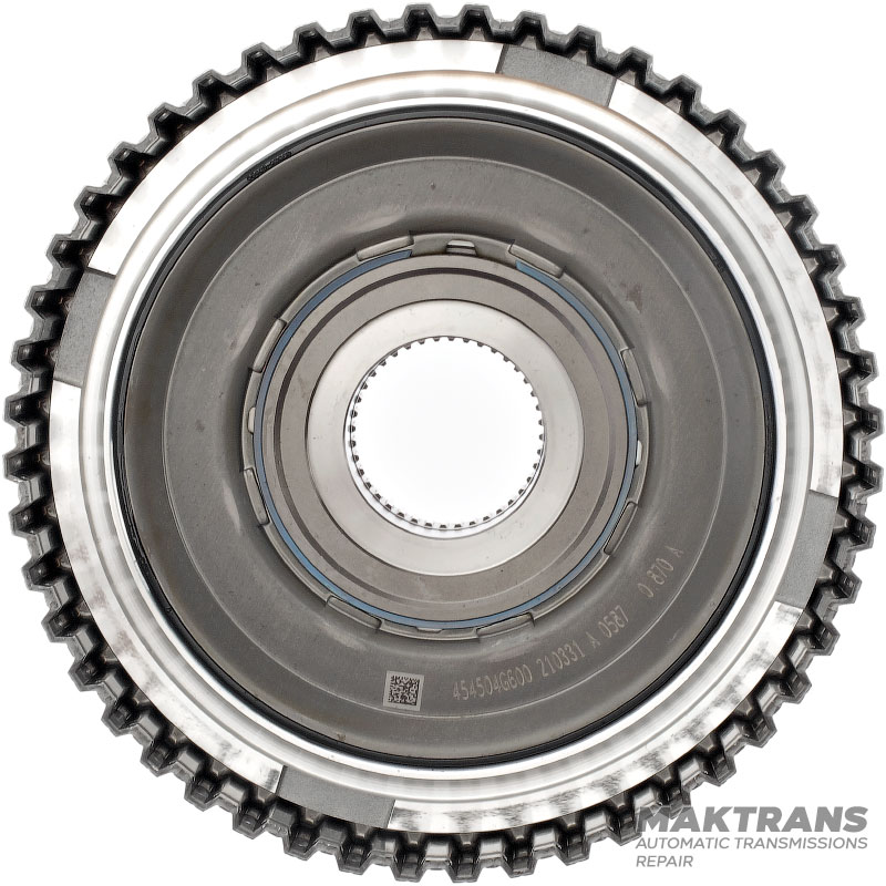 Underdrive Clutch Drum A8LF1 454544G600 - overall height 61 mm (empty without discs, height from piston to retaining ring 18.50 mm (4 friction discs)