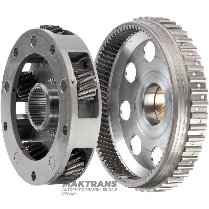 Central planetary gear Hyundai / KIA A8MF1 458904G600 458854G600 - 5 satellites (16 teeth, outer Ø 26.80 mm, satellite height 15.60 mm), ring gear 83 teeth