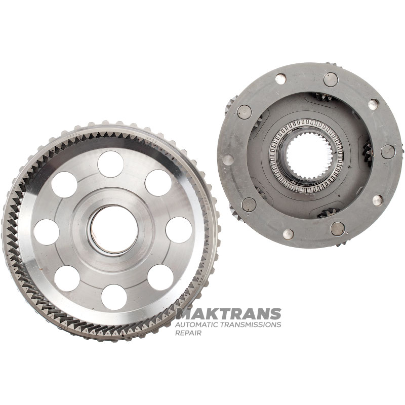 Central planetary gear Hyundai / KIA A8MF1 458904G600 458854G600 - 5 satellites (16 teeth, outer Ø 26.80 mm, satellite height 15.60 mm), ring gear 83 teeth