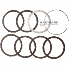 Set of steel and friction discs 3-7-R Clutch Hyundai / KIA A8LF1 455254G100 - 3 friction. disk (internal teeth) / 3 freak. disc (external teeth), total thickness of the set is 19.20 mm
