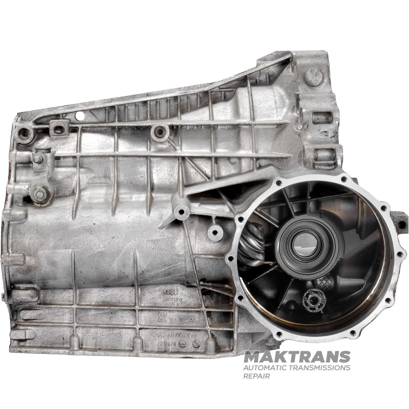 Front housing VAG DSG 0B5 DL501 0B5301103AC—without differential, with differential drive shaft (8 teeth)