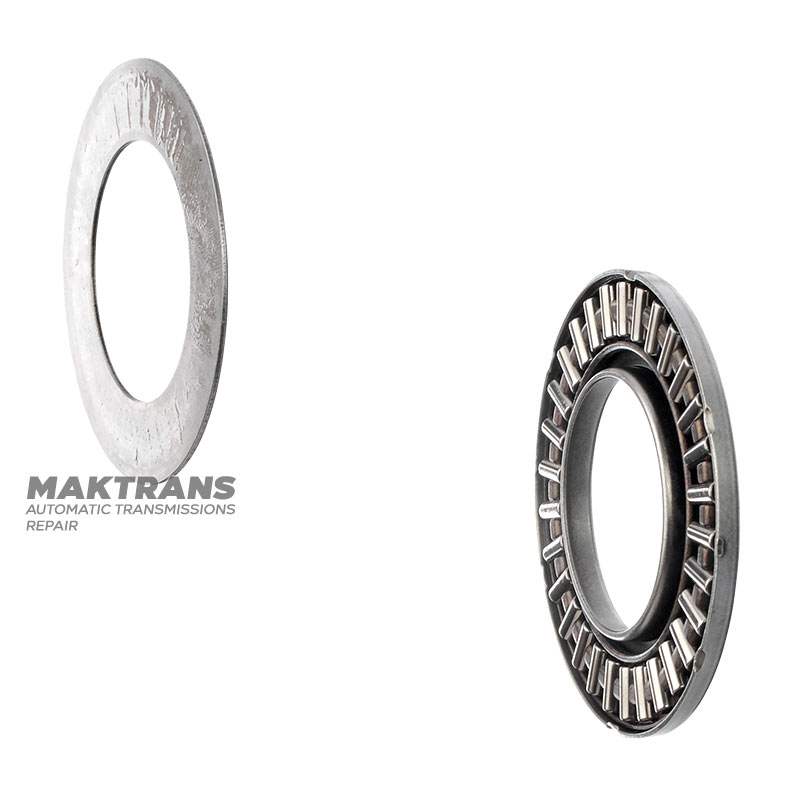 Torque converter thrust needle bearing ZF CVT CFT23 4168023261 RM4M5P-7902-AB (61.85 mm x 33.40 mm x 3.85 mm) - FORD Focus / C-MAX 1.6 CDTI - installed between the turbine wheel and the front cover