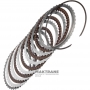 Set of steel and friction discs Low Clutch MAZDA FW6AEL - total thickness of the kit 20.90 mm, 5 friction discs