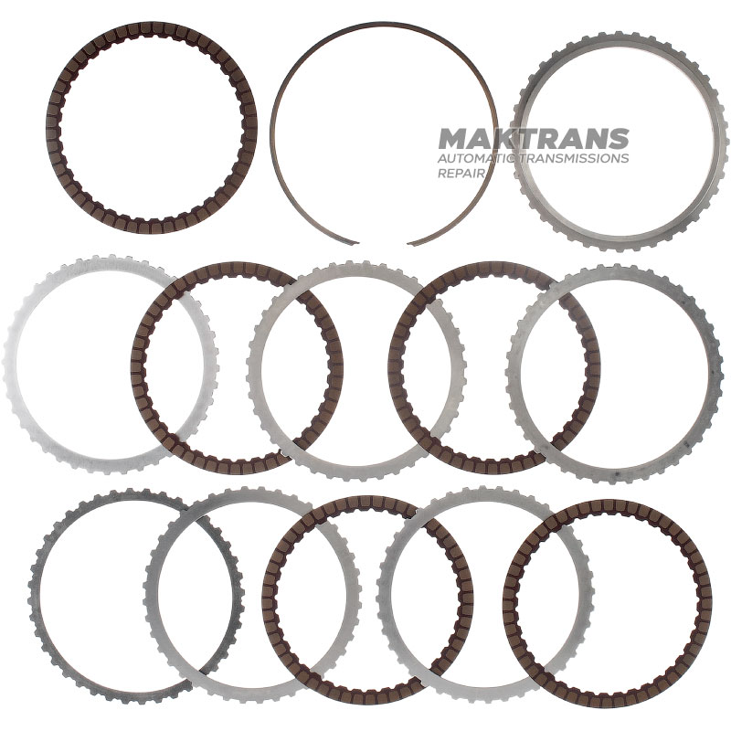 Set of steel and friction discs Low Clutch MAZDA FW6AEL - total thickness of the kit 20.90 mm, 5 friction discs