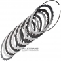 Set of steel and friction discs Intermediate Clutch ZF 5HP19 - total thickness of the set is 21.15 mm, 5 friction discs
