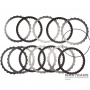 Set of steel and friction discs Intermediate Clutch ZF 5HP19 - total thickness of the set is 21.15 mm, 5 friction discs