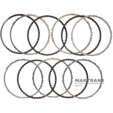 Set of steel and friction discs 2-8 Clutch Hyundai / KIA A8LF1 456654G100 (5 friction discs, total thickness of the kit 28.90 mm)