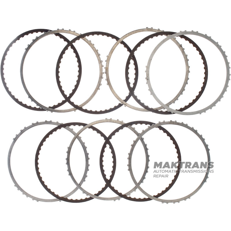 Set of steel and friction discs 2-8 Clutch Hyundai / KIA A8LF1 456654G100 (5 friction discs, total thickness of the kit 28.90 mm)