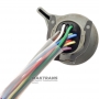 Valve body wiring with temperature sensor Aisin-Warner AW55-50SN AW55-51SN - (round connector, 13 pins)