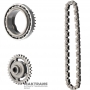 Oil pump chain and gear set SUBARU TR580 2nd Gen - chain width 6.85 mm