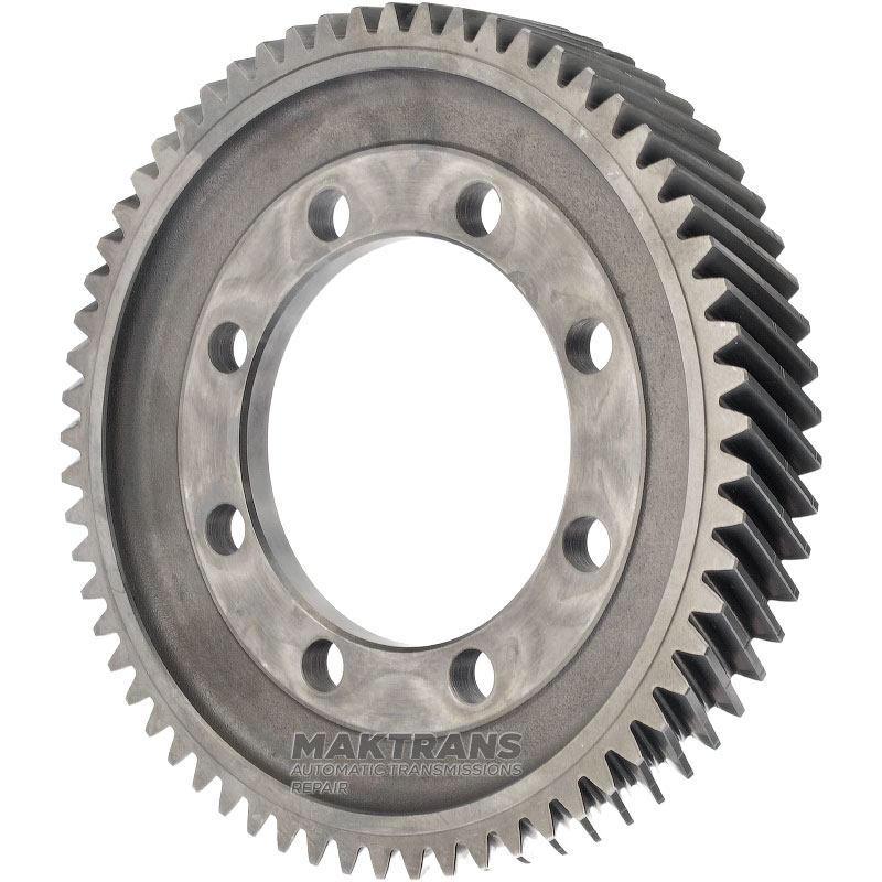 Hyundai / KIA F4A42 differential ring gear - (63 teeth, outer Ø 203.95 mm, outer Ø 95.80 mm, 8 mounting holes)