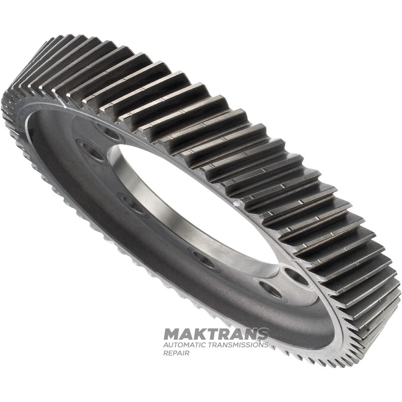Hyundai / KIA F4A42 differential ring gear - (63 teeth, outer Ø 203.95 mm, outer Ø 95.80 mm, 8 mounting holes)