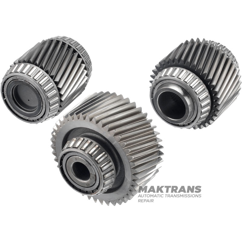 Transfer case helical gear set ZF 5HP19 FEV – 41 teeth (outer Ø 102.70 mm), 35 teeth (outer Ø 86.40 mm), 29 teeth (outer Ø 74.25 mm)