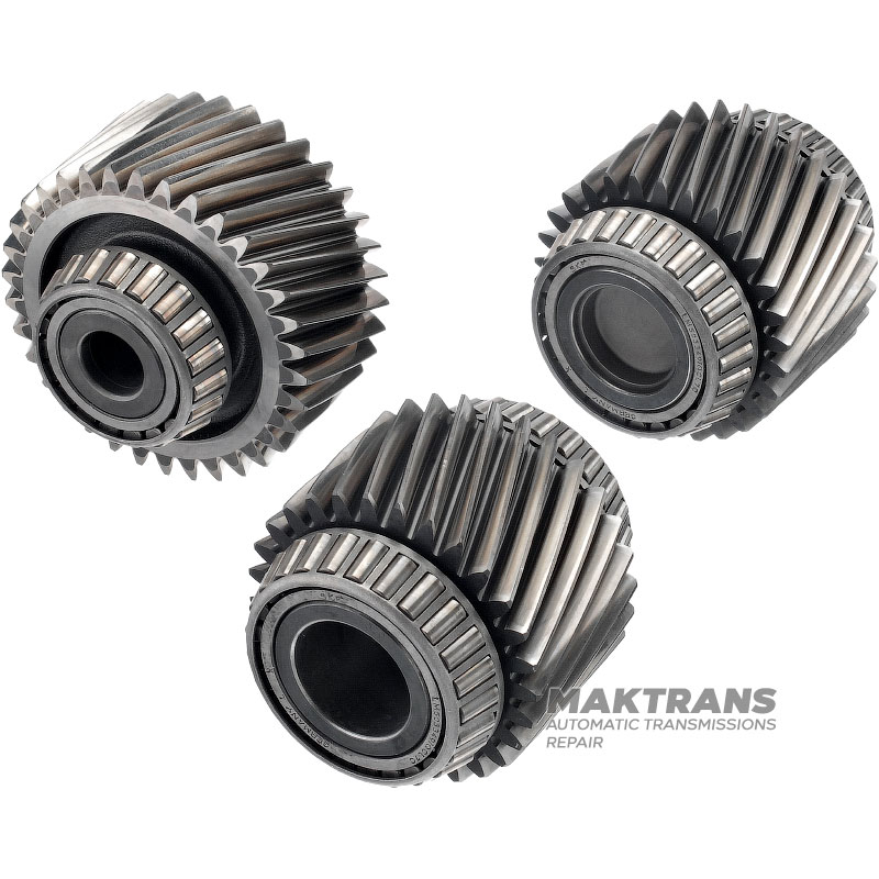 Transfer case helical gear set ZF 5HP19 FEV – 34 teeth (outer Ø 102.20 mm), 29 teeth (outer Ø 86.15 mm), 29 teeth (outer Ø 86.20 mm)