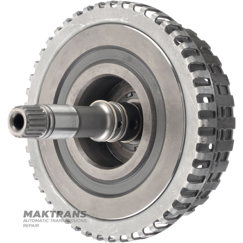 Input shaft assembly / drum FORWARD (empty, without discs and pistons) JATCO JF016E JF017E - shaft length 170 mm