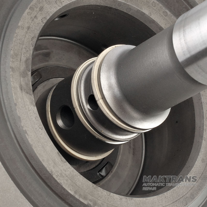 Input shaft assembly / drum FORWARD (empty, without discs and pistons) JATCO JF016E JF017E - shaft length 170 mm