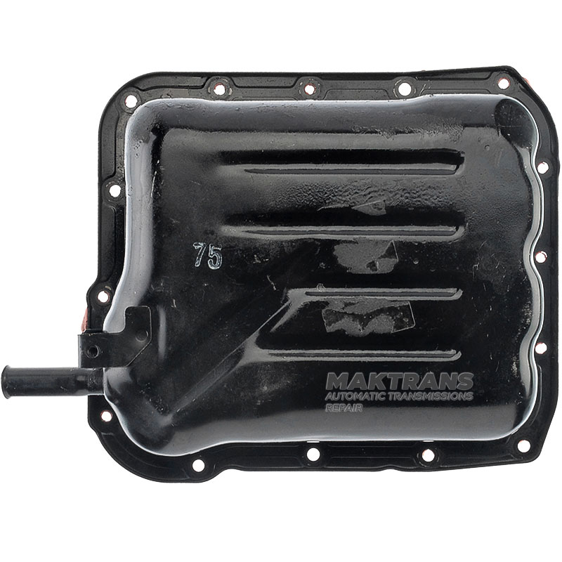 Oil pan F4A41 F4A42 - dipstick neck length 62 mm, with mounting plate