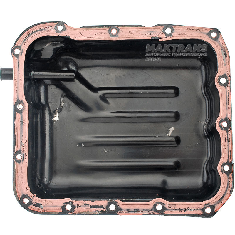 Oil pan F4A41 F4A42 - dipstick neck length 45 mm, with mounting plate