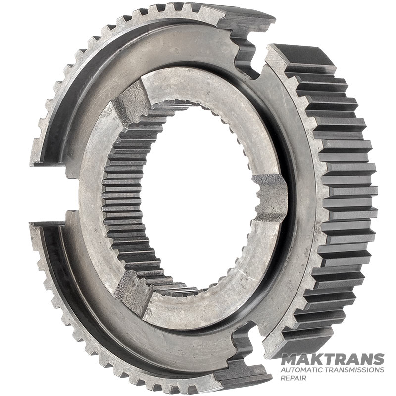 Synchronizer hub 2nd / Reverse gear Hyundai / KIA DCT D8LF1 (D8F48W) - 433702N201 (44 splines internal, outer Ø 89.05 mm)