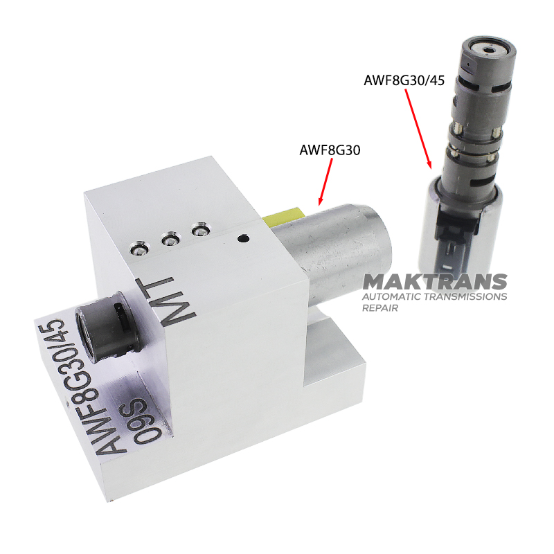 Adapter for testing solenoids 09S AQ300 AWF8G30