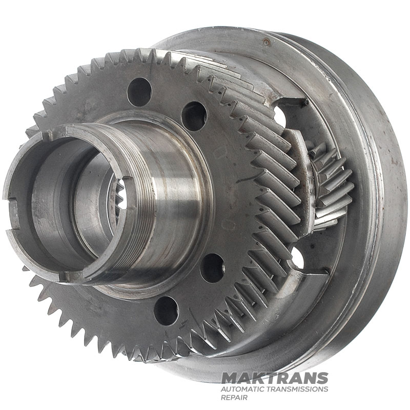 Rear planetary gear DP0 AL4 - 3 pinions (19 teeth), helical gear 52 teeth (outer Ø 109.55 mm), ring gear 81 teeth