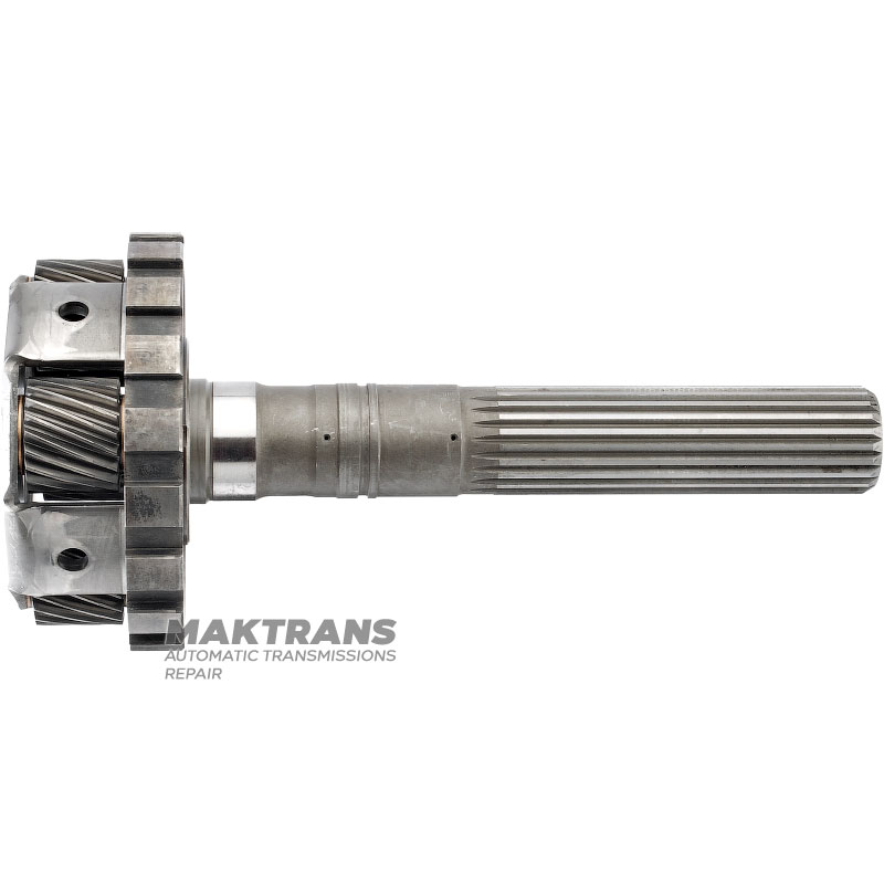 Output shaft (2WD) / rear planetary gear TOYOTA AB60E AB60F - shaft length 238 mm, 22 splines (outer Ø 37.95 mm) / 4 satellites, 20 teeth (outer Ø 38.35 mm)