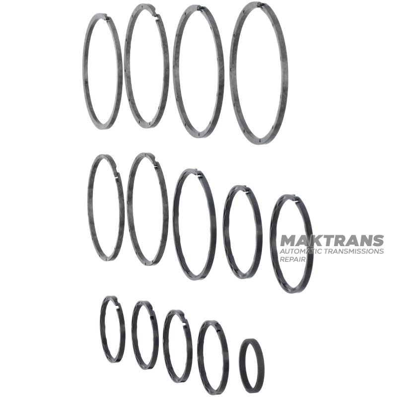 Set of plastic split o-rings TOYOTA UA80 / AISIN WARNER AWF8G45 AWF8G55 - (14 rings included)
