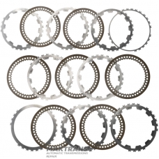 Set of steel and friction discs Low / Reverse Clutch Hyundai / KIA A8MF1 456254G600 (7 friction discs, total thickness of the kit 25 mm)