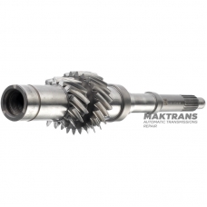 Input shaft (without bearings) K1 Hyundai / KIA DCT D8LF1 (D8F48W) - 432002NAC0 (shaft length 344 mm, 23 teeth (outer Ø 66.10 mm), 14 teeth (outer Ø 52.40 mm, 5 splines)