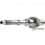 Input shaft (without bearings) K1 Hyundai / KIA DCT D8LF1 (D8F48W) - 432002NAC0 (shaft length 344 mm, 23 teeth (outer Ø 66.10 mm), 14 teeth (outer Ø 52.40 mm, 5 splines)