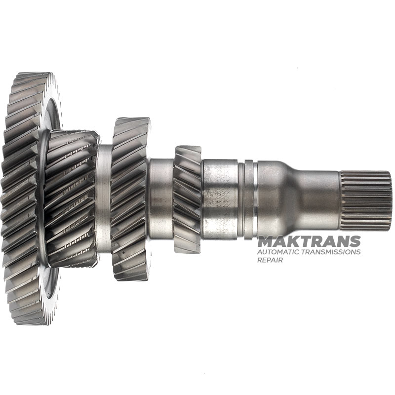 Input shaft K2 Hyundai / KIA DCT D8LF1 (D8F48W) - 432002N030 (shaft length 178 mm, 19 teeth (outer Ø 52.20 mm), 29 teeth (outer Ø 79.25 mm), 23 teeth (outer Ø 66.90 mm), 49 teeth (outer Ø 122.25 mm)